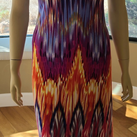 AMAZING LONG DRESS WITH BRIGHT COLORS - Picture 6 of 9